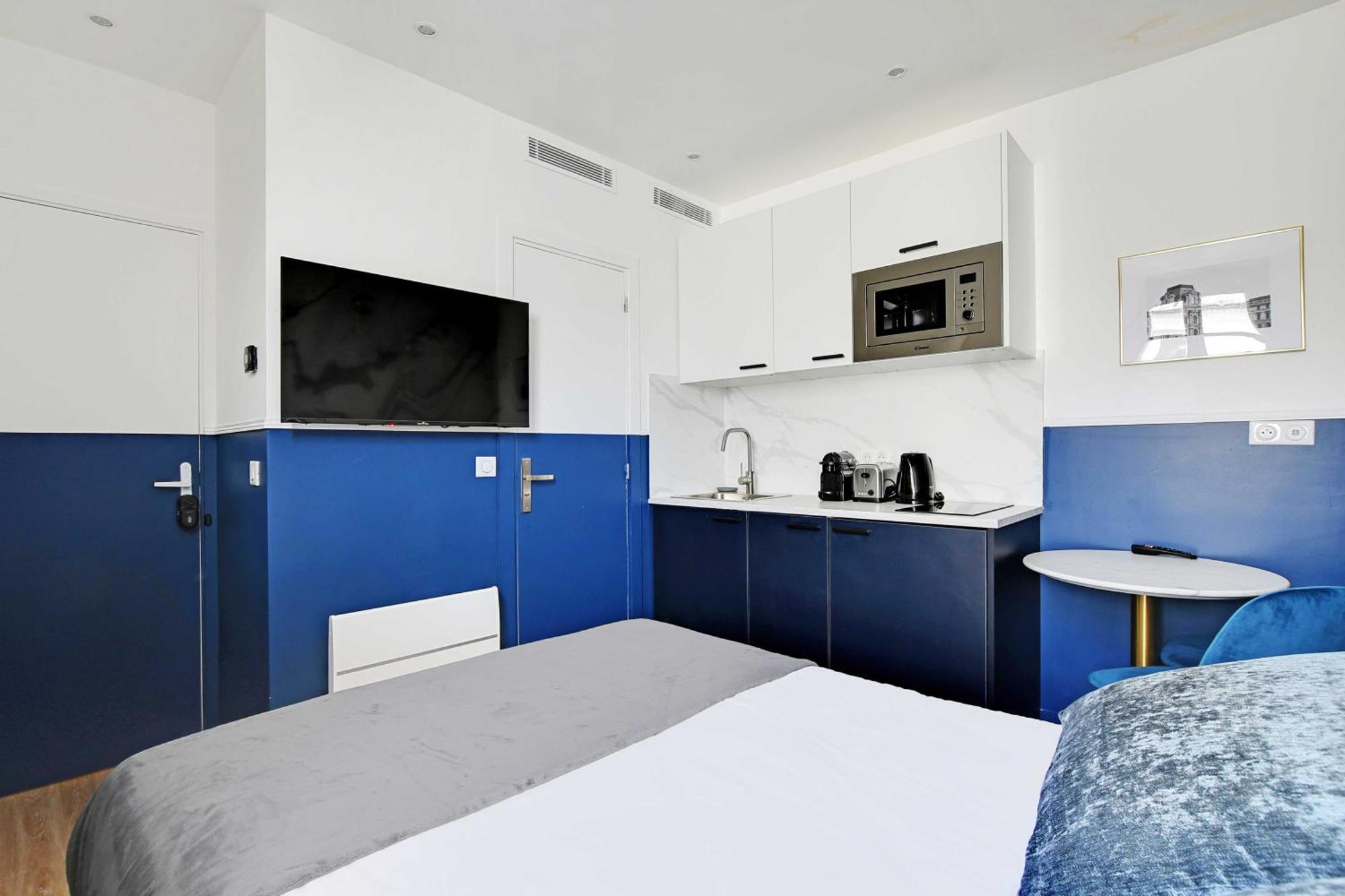 Ferienwohnung Modern Sutdio For 2 With A-C - Near Montmartre Paris Exterior foto