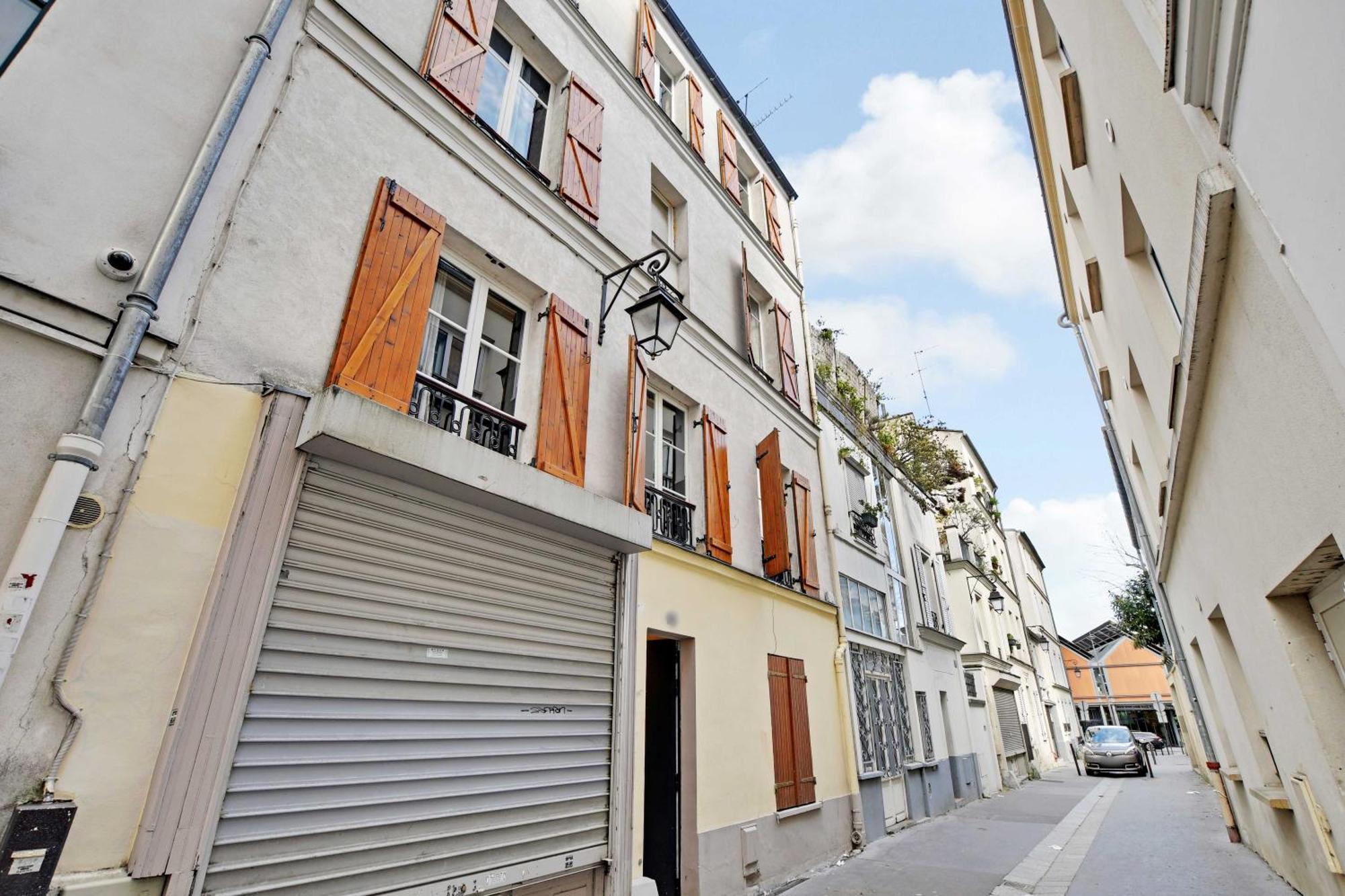 Ferienwohnung Modern Sutdio For 2 With A-C - Near Montmartre Paris Exterior foto