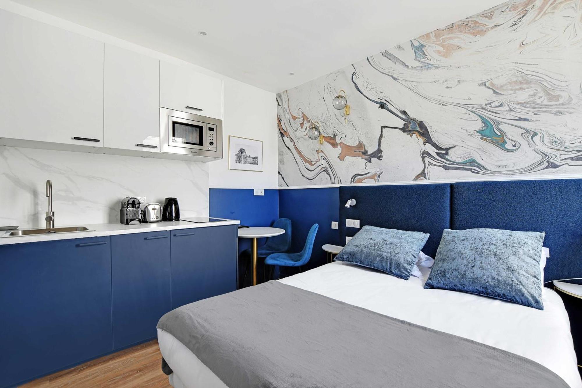 Ferienwohnung Modern Sutdio For 2 With A-C - Near Montmartre Paris Exterior foto